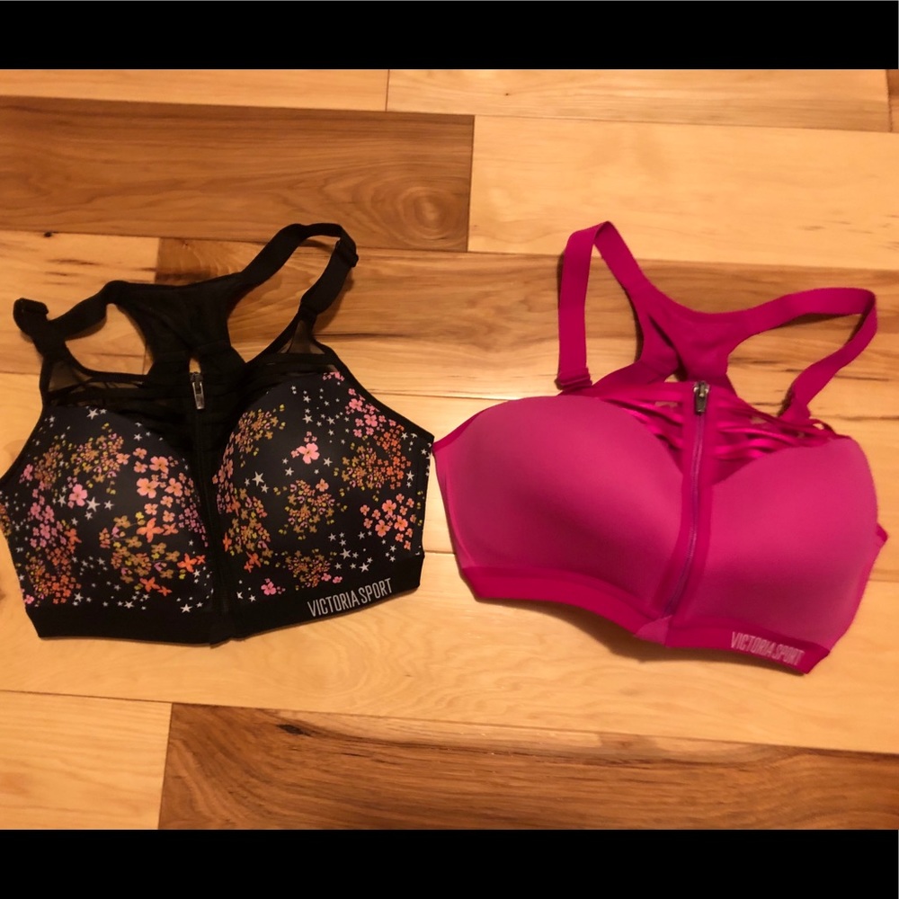 NWOT Victoria’s Secret sports Bra Front Close 34DD